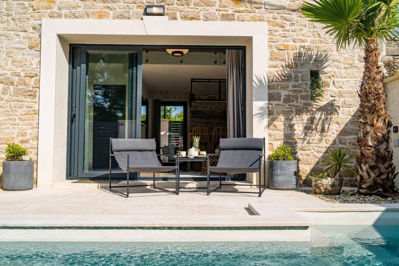 Stone House With Pool Poeta Villa Pridraga Exterior photo
